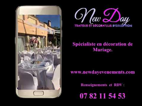 new day evenements decoration mariage Marseille traiteur halal Marseille location deco mariage Tel 0