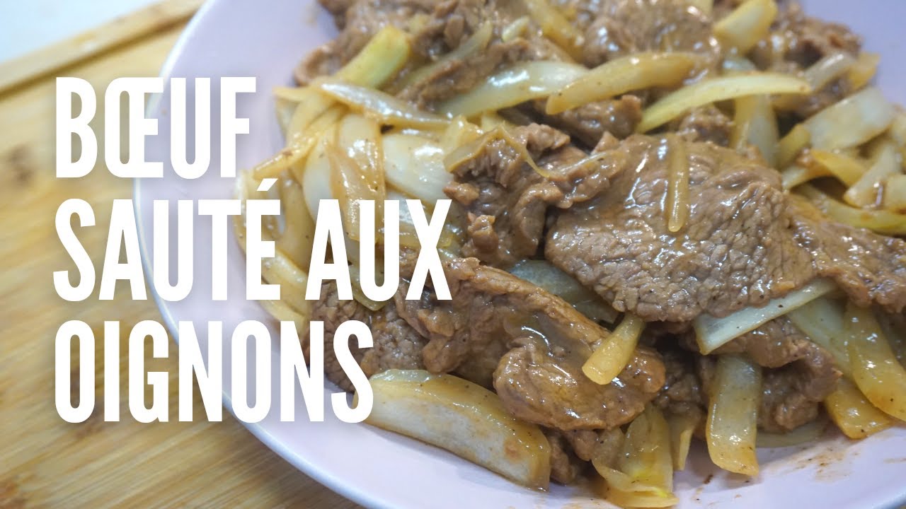 [ENG SUB] Boeuf aux oignons 洋葱炒牛肉 Fried beef with onion - Recette Chinoise fait maison