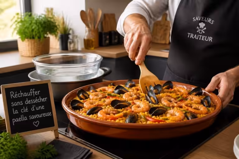 découvrez comment réchauffer une paella du traiteur sans la dessécher grâce à nos astuces et méthodes efficaces pour préserver toutes les saveurs et la texture parfaite.