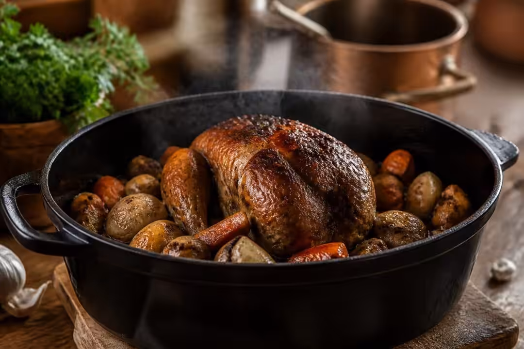 découvrez notre recette savoureuse et traditionnelle de pigeon en cocotte, un plat authentique et gourmand qui ravira vos papilles.