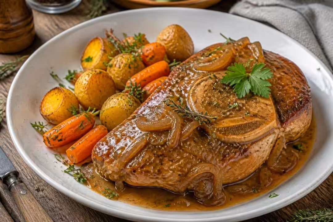 découvrez notre recette simple et savoureuse de rouelle de porc en sauce, idéale pour un déjeuner dominical convivial et réussi.